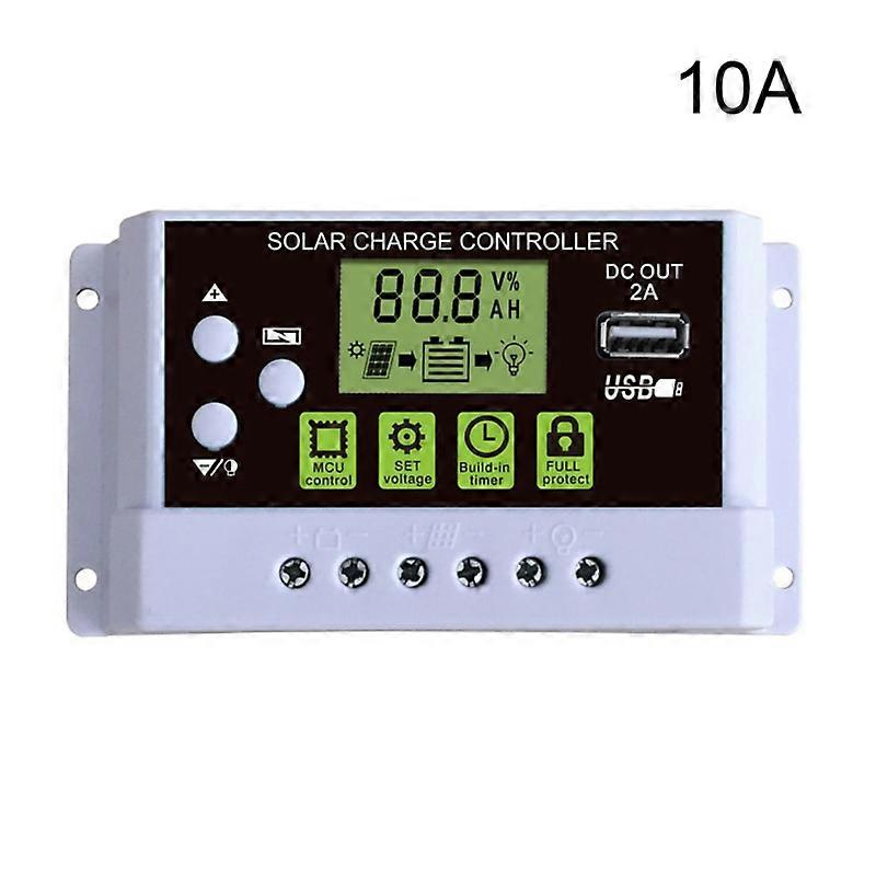10A/20A/30A 12V/24V Solar Panel Intelligent Regulator Solar Charge Controller