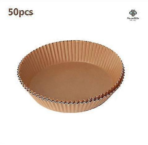 25-50pcs Disposable Non-stick Paper Round Mat For Baking