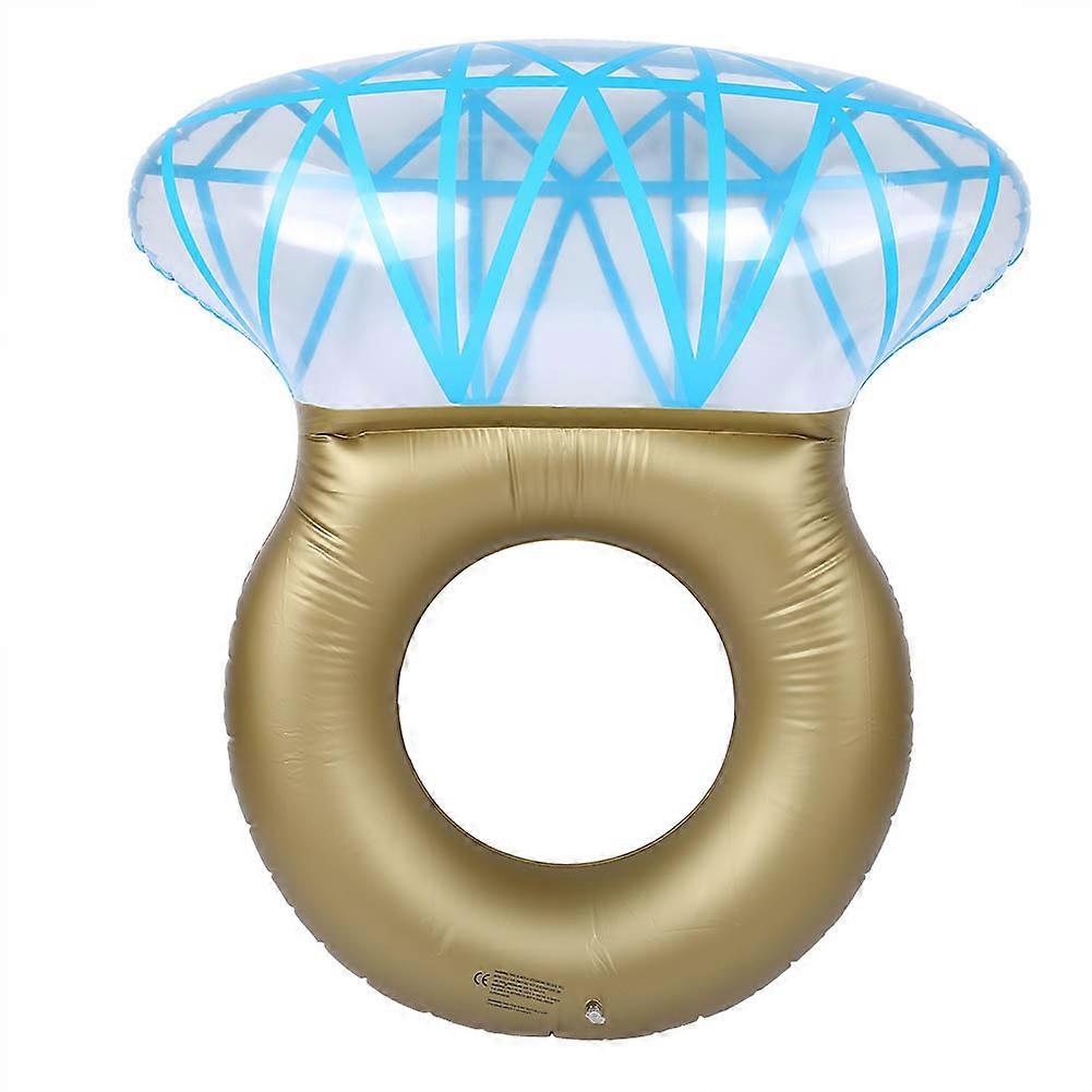 Inflatable Foldable Cute Diamond Shape Pool Float Beach Swimming Ring