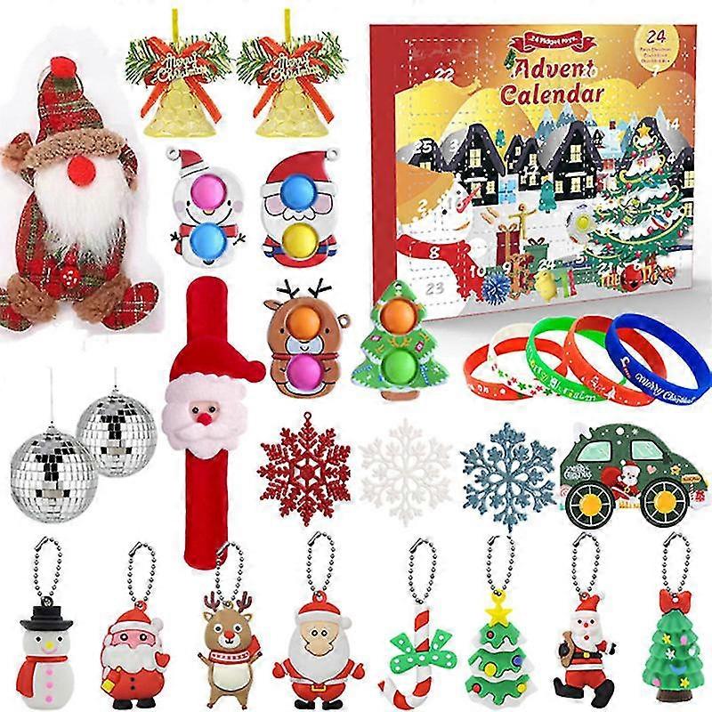 Advent Calendar For Kids, 24pcs Surprises Toys For Girls Boys,24 Days Of Christmas Countdown Calendar, Gifts Box For Adult Toddlers Teens
