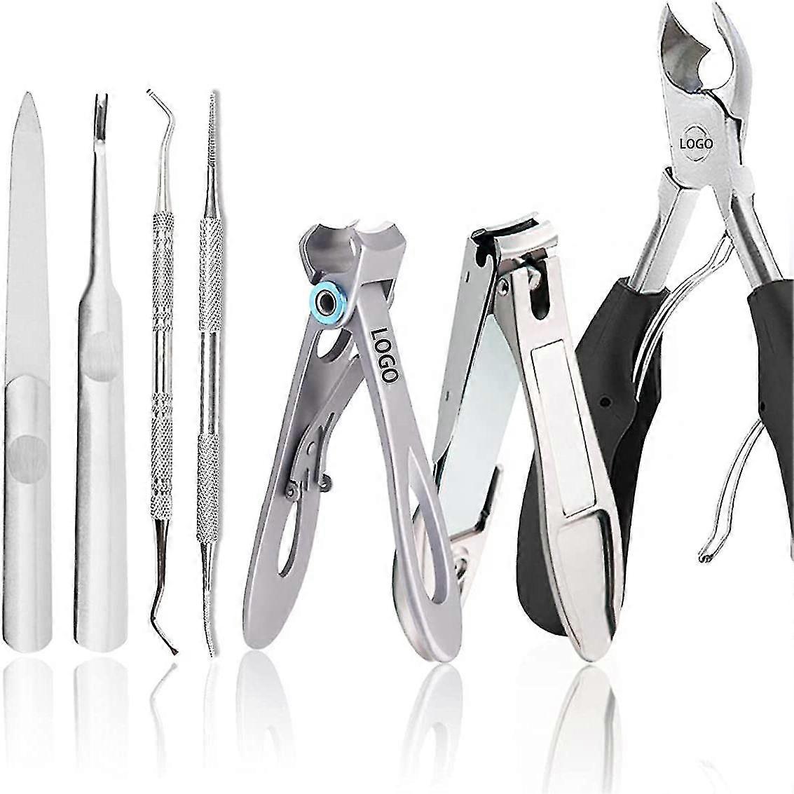 Large Thick Nail And Toenail Advanced Nail Clipper With Easy Grip Rubber Handle For Podiatrists\/ingrown\/