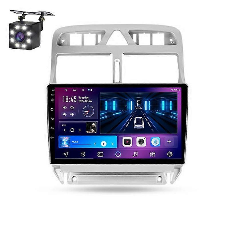Car Radio for Peugeot 307 1 2001 - 2008 Multimedia Video Player Wireless Carplay Android Auto Head