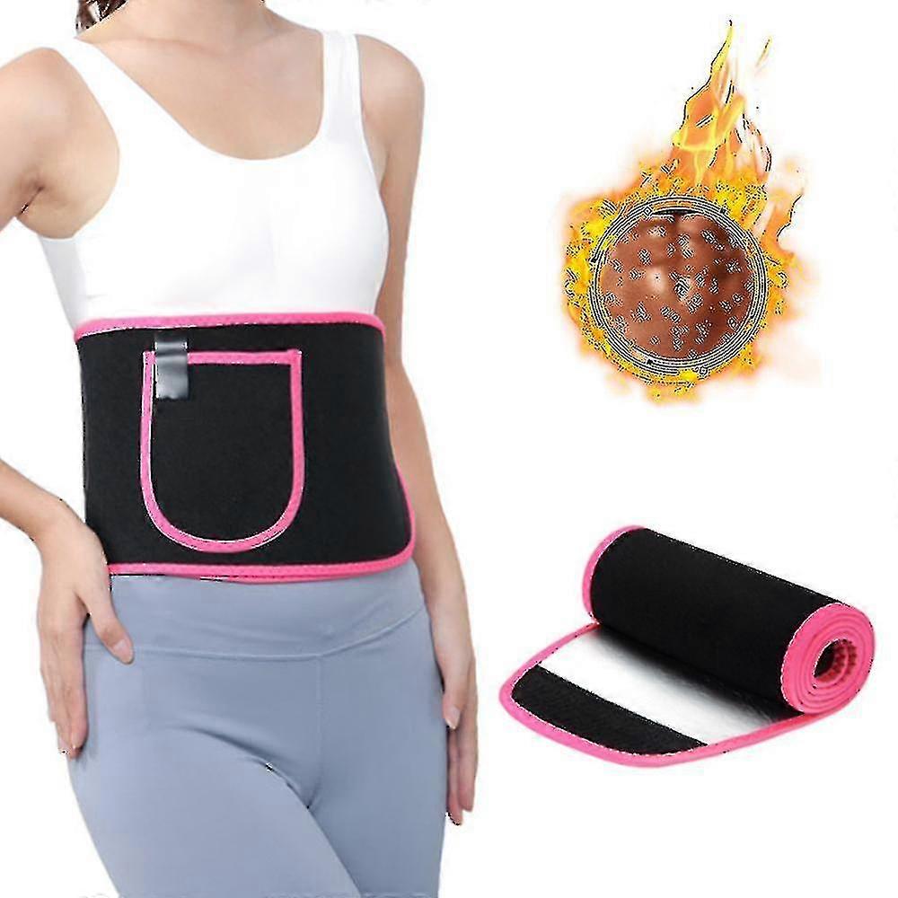 silver ion sports sweating waist belt body sculpting running fat