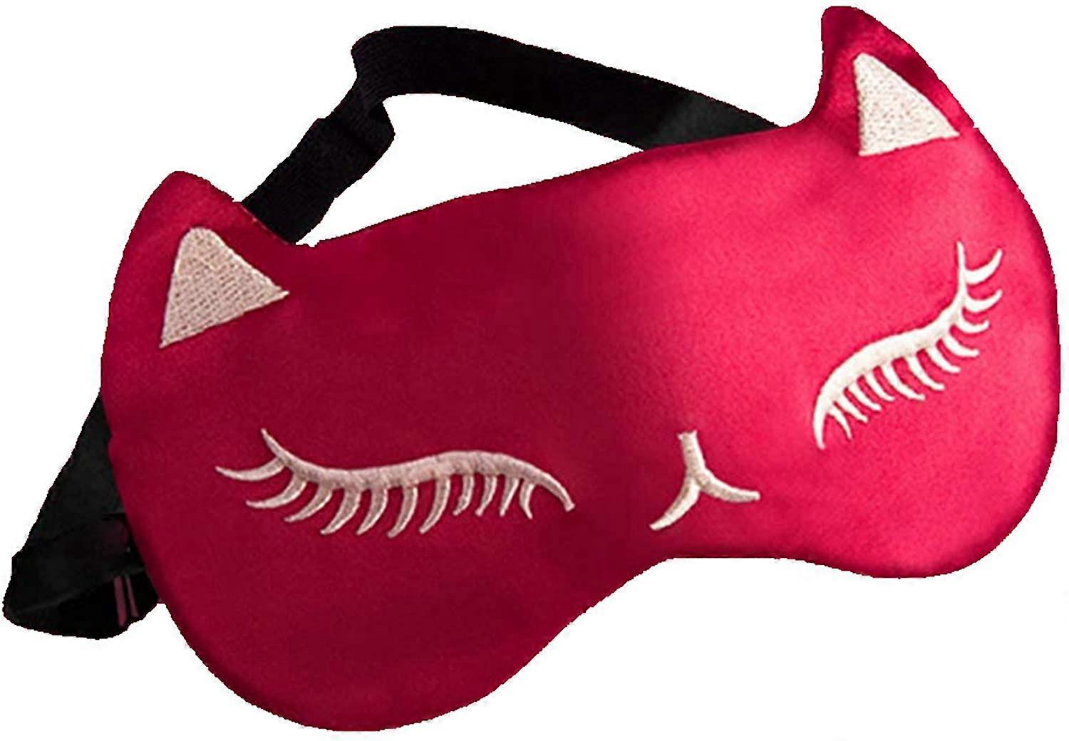 Sleep Mask & BlindfoldSuper-Smooth Eye Mask For SleepingWith Adjustable Strap