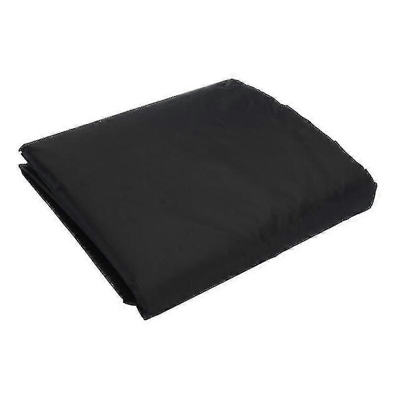 Copertura Per Tavolo Da Giardino Rotondo Flymer Impermeabile - 230x110 Cm, Nero, Tessuto Oxford 210D, Con Cordino Antivento