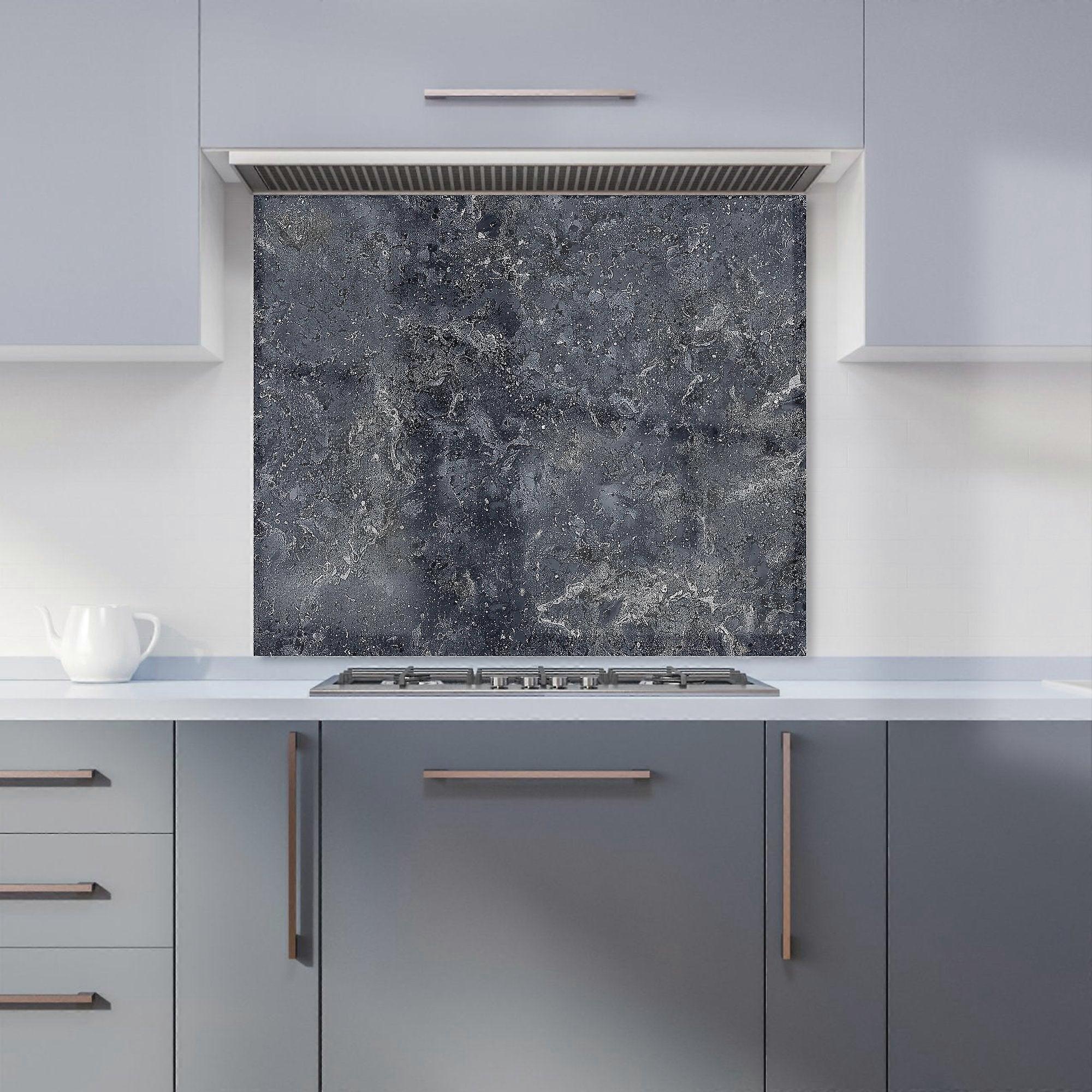 Luxury Slate Grey Quartz Effect Kitchen Splashback