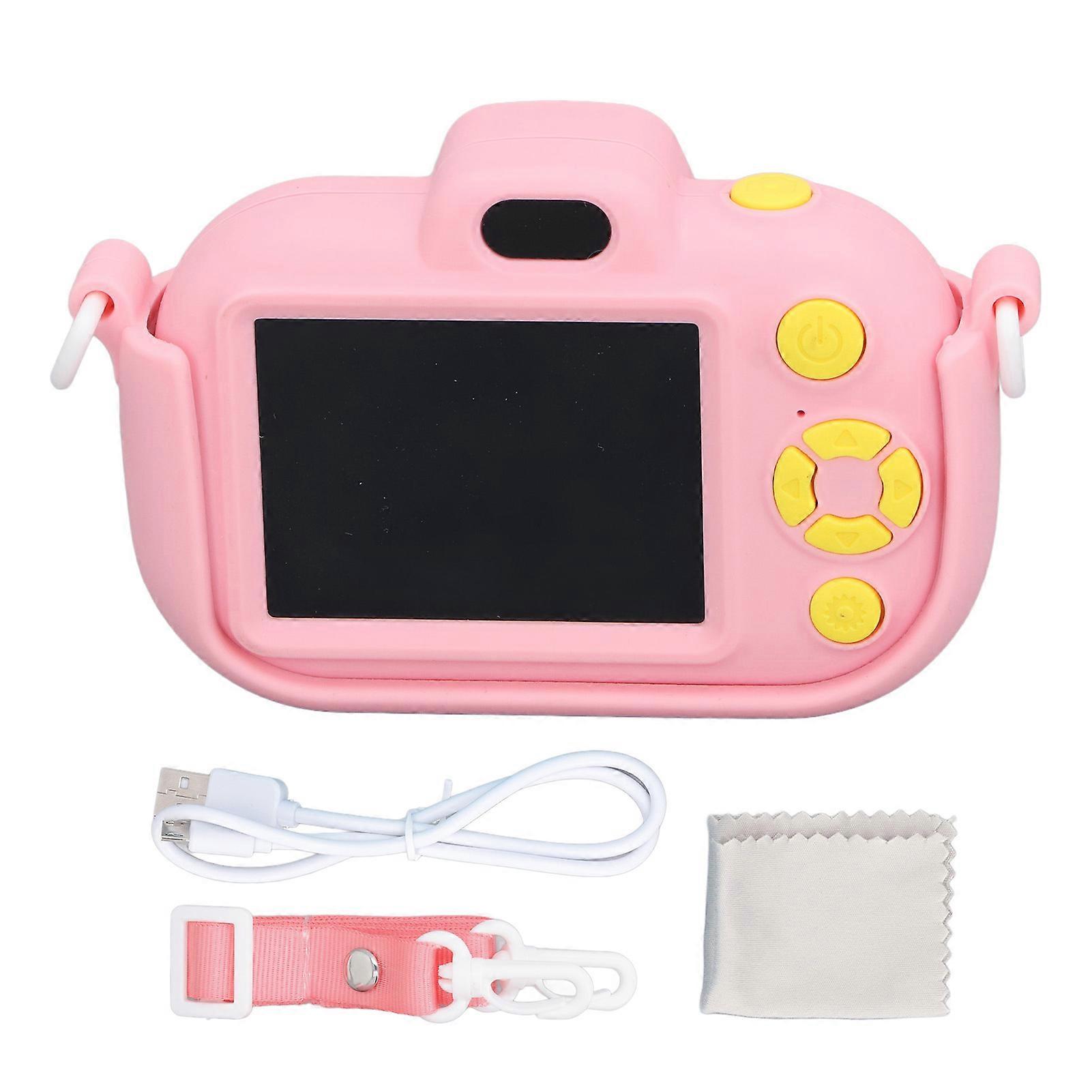 キッズカメラ2.7K36MPデジタルカメラ男の子女の子の誕生日祭りクリスマスギフトピンクYEMAA