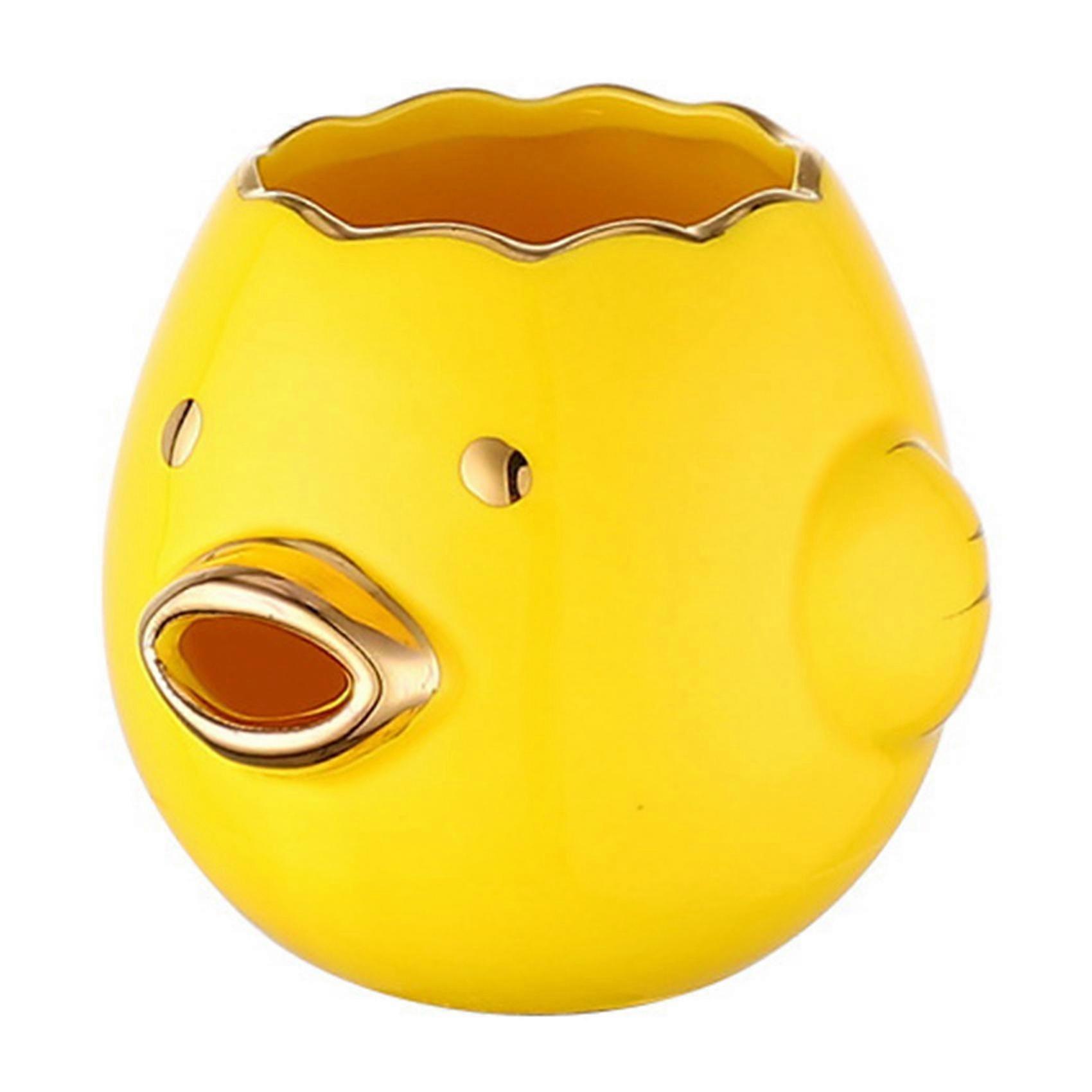 Creative Cartoon Chicken Egg Yolk White Separator Ceramics D