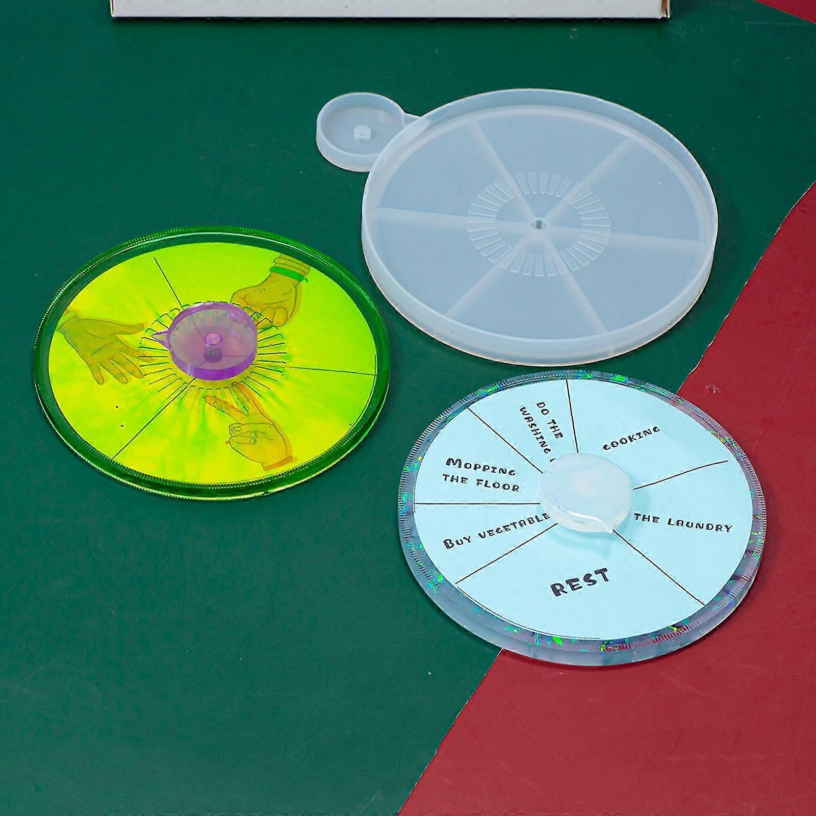 Diverse Pattern Game Turntable Mold With Turn Nails Turntable Making Supplies