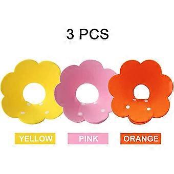 Protective Collar Cat Neck Brace 3 Pieces Recovery Collar For Pets Neck Brace Pets Adjustable Neck Brace Cat-l