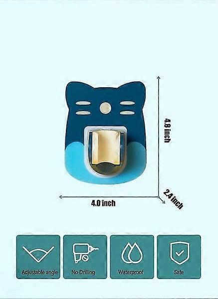 Adjustable Wall-Mounted Handheld Shower Head Holder with Suction Cup