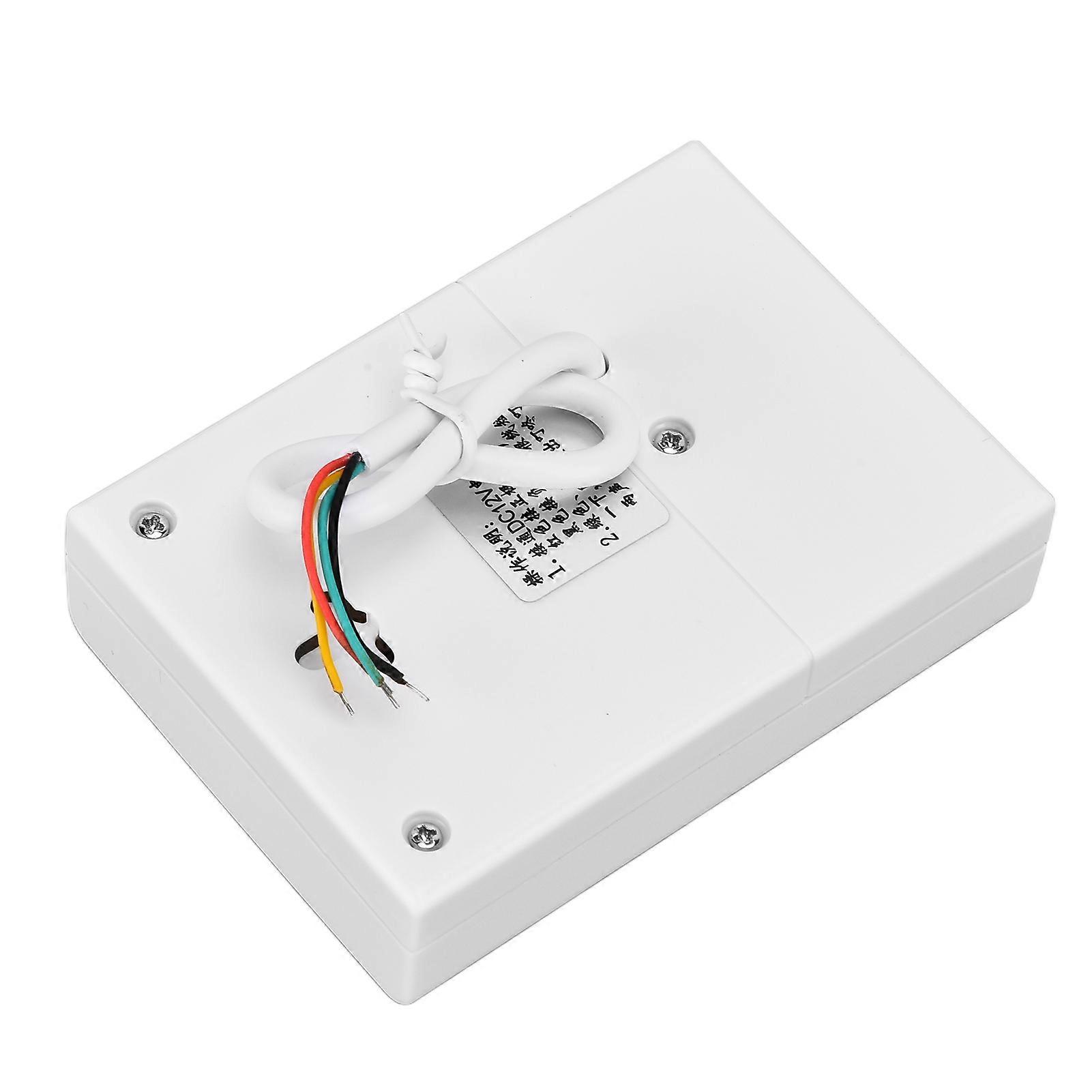 12V vezetékes elektronikus csengő Dingdong csengőhang 90dB fehér hozzáférés-vezérlés a szállodai otthonhoz