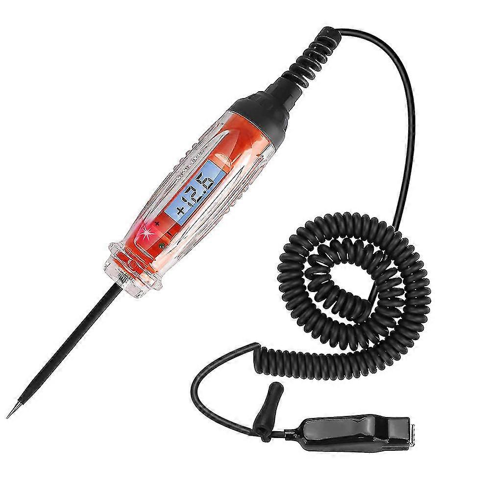 Automotive Test Light 3-60v Dc Digital Light Tester With Voltmeter, Heavy Duty Auto Ciruit Tester E