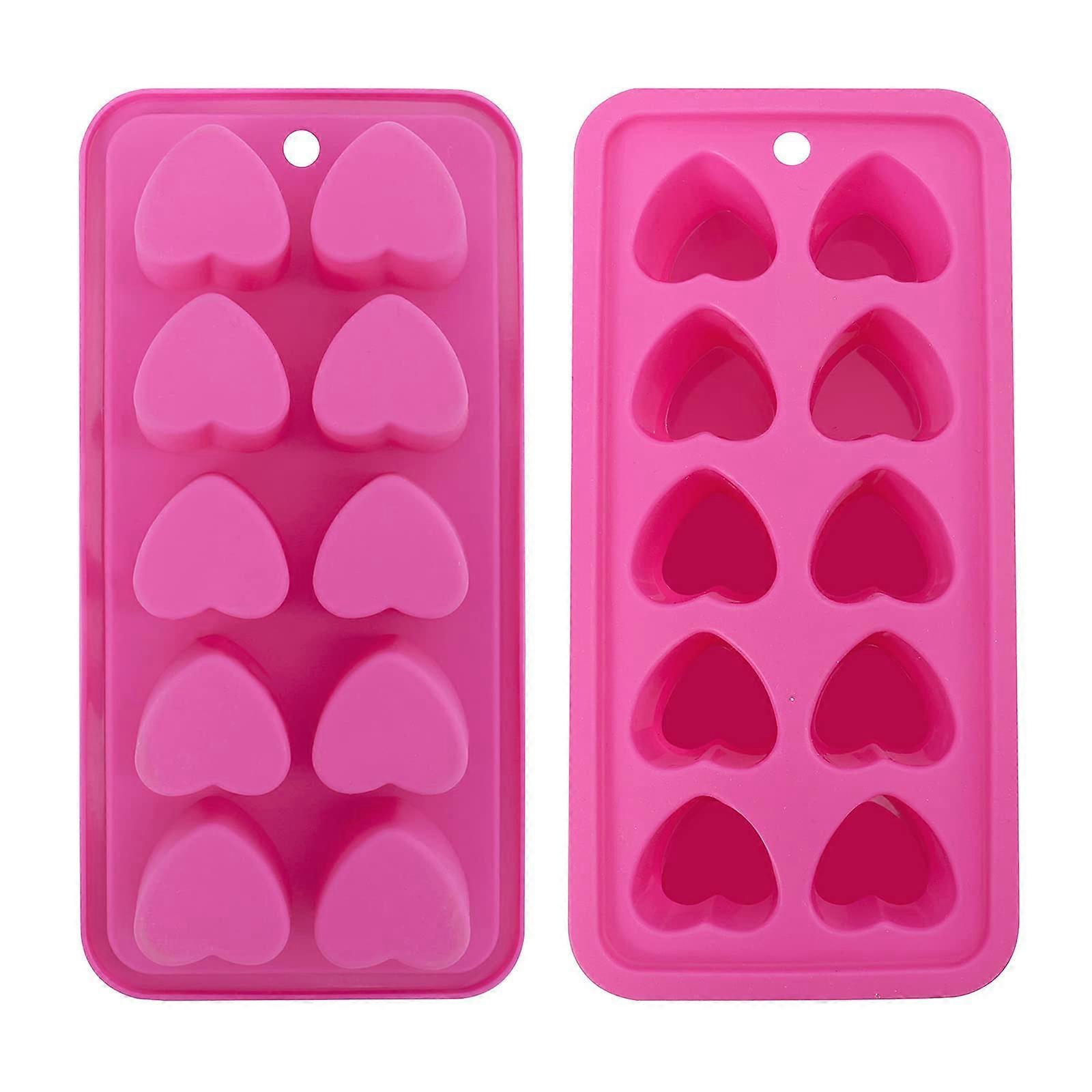 Ice Cube Trays, Food-Grade Silicone Ice Cube Trays Round Big Ice Balls Square Diamond Ice Cube Molds, Reusable and BPA Free Easy Release Reusable for 