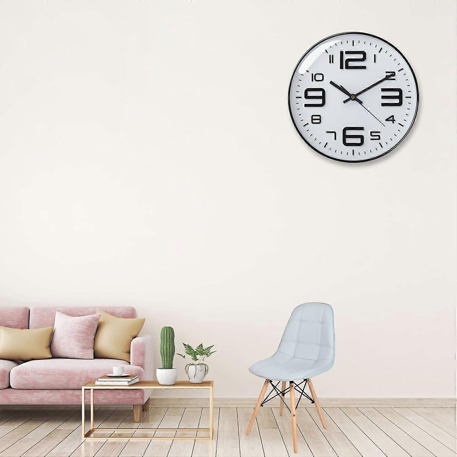 30cm AntiTicking Silent Wall Clock with Modern and Beautiful Design