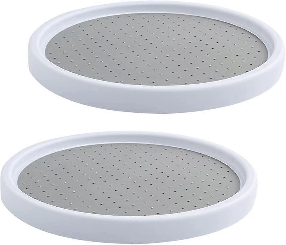 Plastic Spice Turntable, 2 Pieces Spice Turntable Round Storage