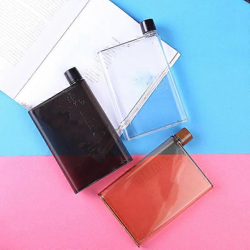 A5 A6 Paper Cup Botlte Flat Water Bottle,Portable Paper Pad Water Bottle Flat Drinks Kettle Notebook Bottle