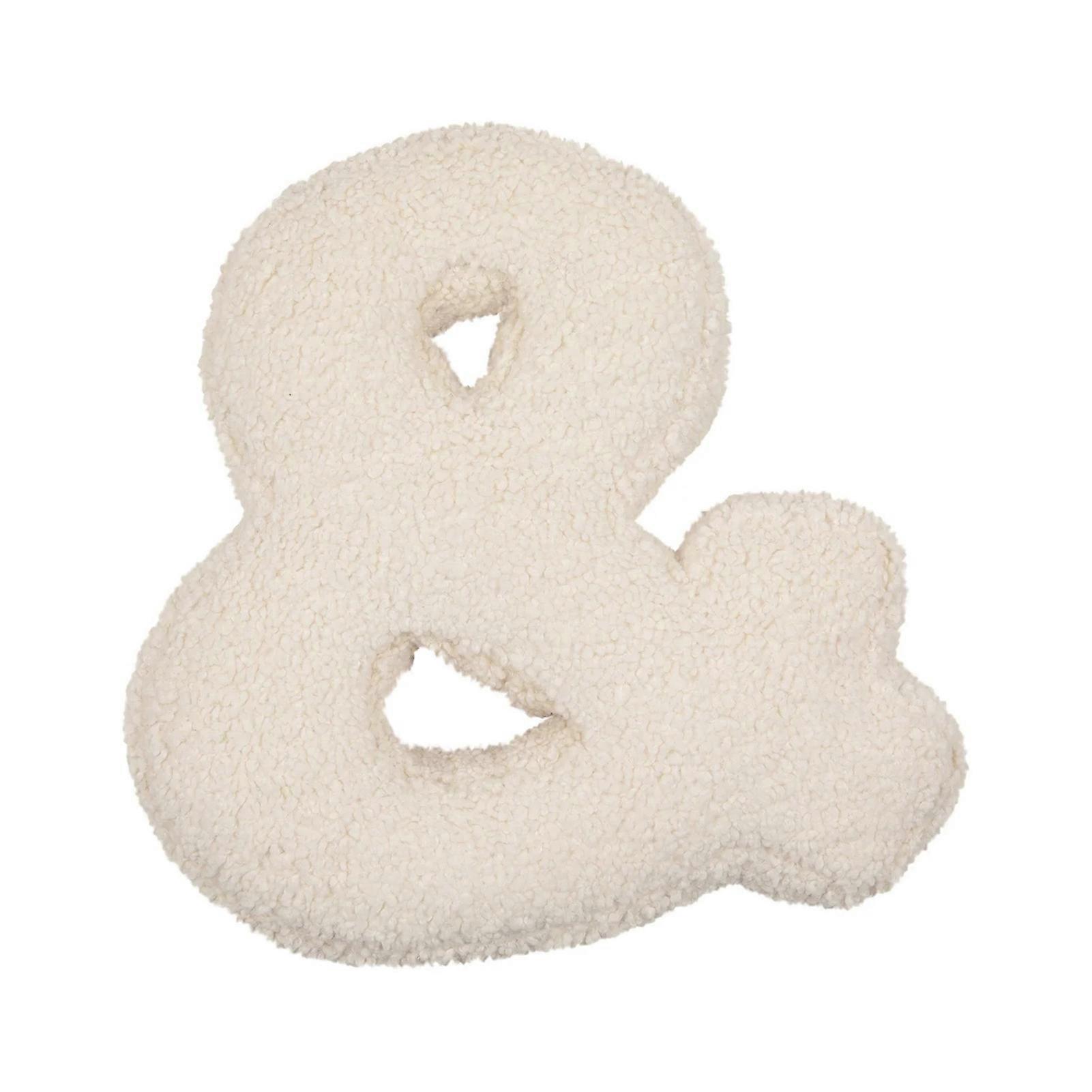 Alphabet Pillow A-Z 26 Letters Shape Elastic Fully Filling Plush Stuff Toy Sofa Bed Couch Decoration Office Nap Pillow Car Seat Pillow