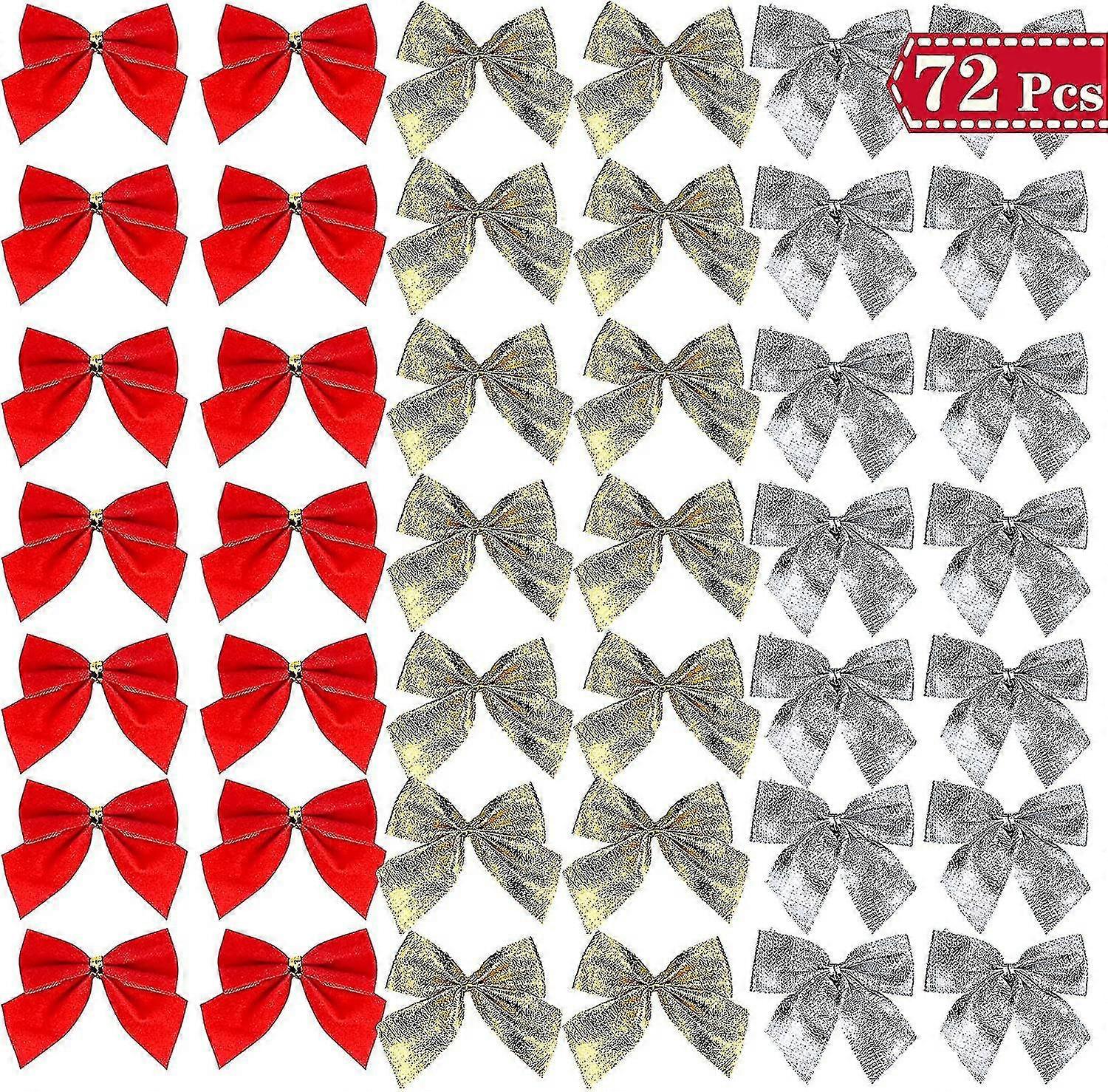 Gold Christmas Bow Ribbon