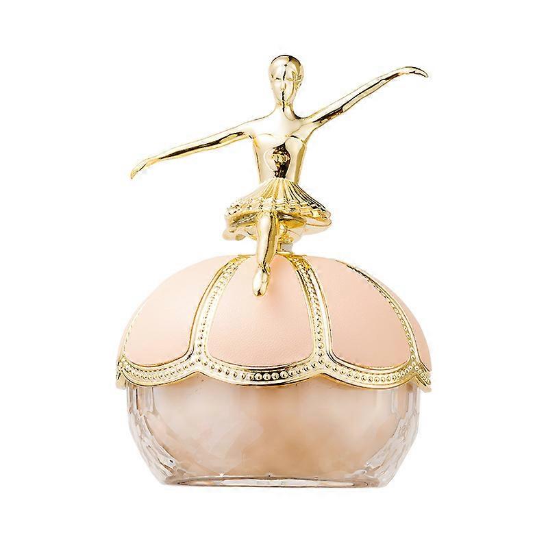 2セットバレリーナセッティングパウダーは肌を滑らかにし、輝きを最小限に抑えます-ナチュラルカラー