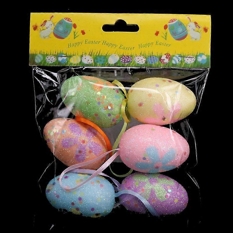 Easter Bunny Nest Eggs 4x 6cm Easter Decorative Eggs Children Easter Gifts