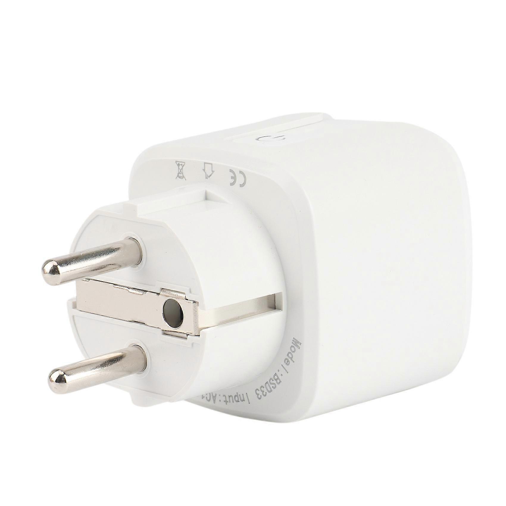 Wifi Smart Socket European Standard Mobile Phone Timer Switch Socket, Remote Control Smart Home