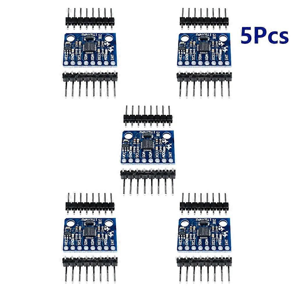 10Pcs GY-521 MPU-6050 MPU6050 Capteurs gyroscopiques analogiques 3 axes + Module d’accéléromètre 3 axes IIC I2C 3-5V pour Arduino