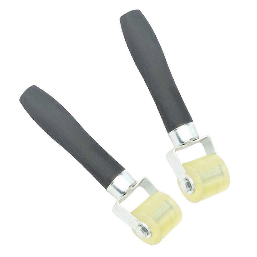 2pcs Car Audio Sound Deadening Application Rolling Wheel Seam Roller Tools