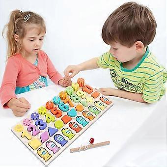 Hout Bijpassende Board Toy Fours Vier in een Spel Baby Gifts