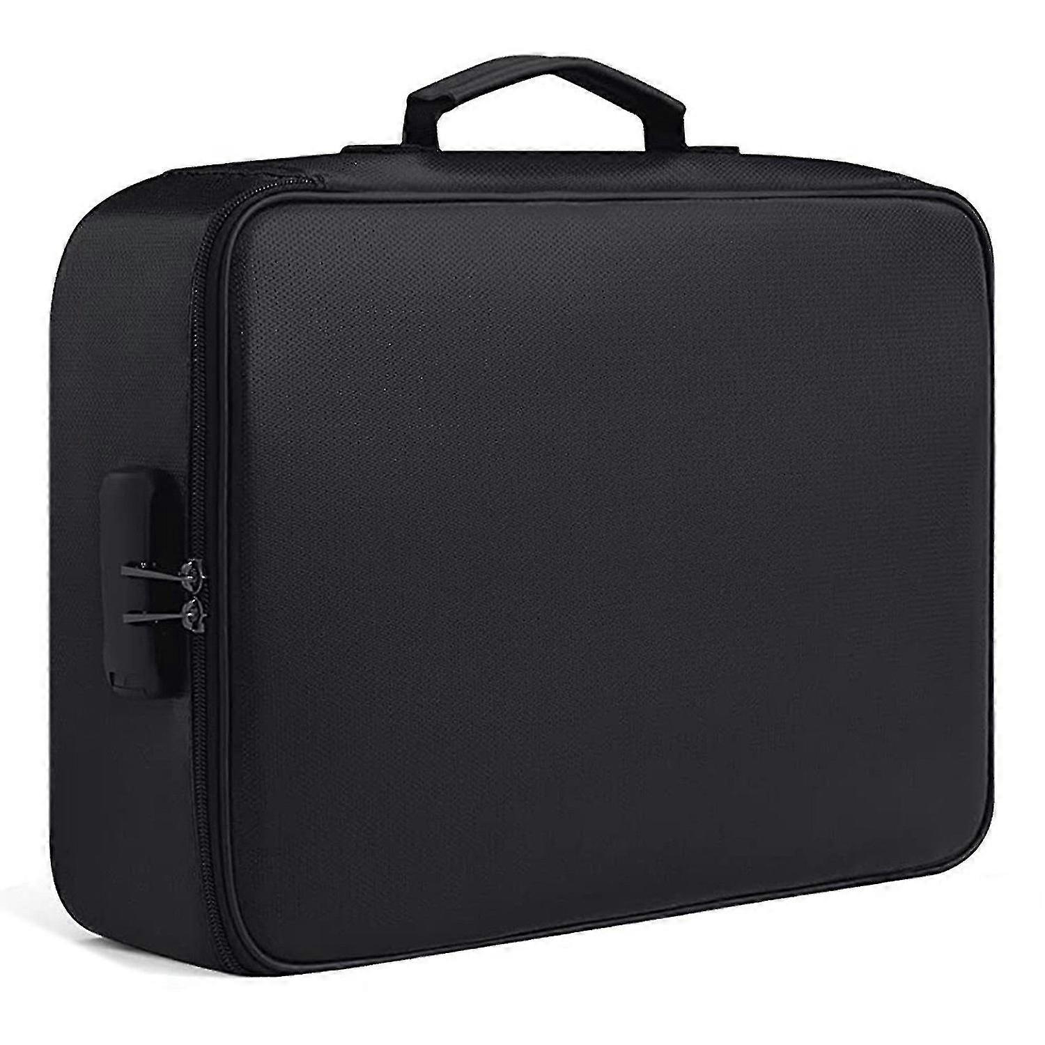 Fireproof and waterproof document bag with lock for home office and travel fireproof and waterproof