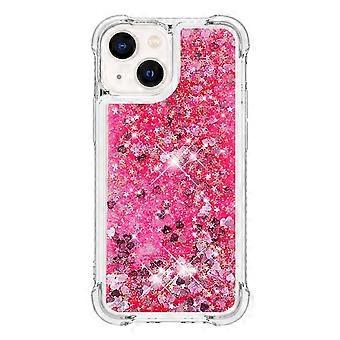 CADORABO in silicone TPU flessibile con glitter scintillanti CUSTODIA per iPhone 15 PLUS, Trasparente con Glitter