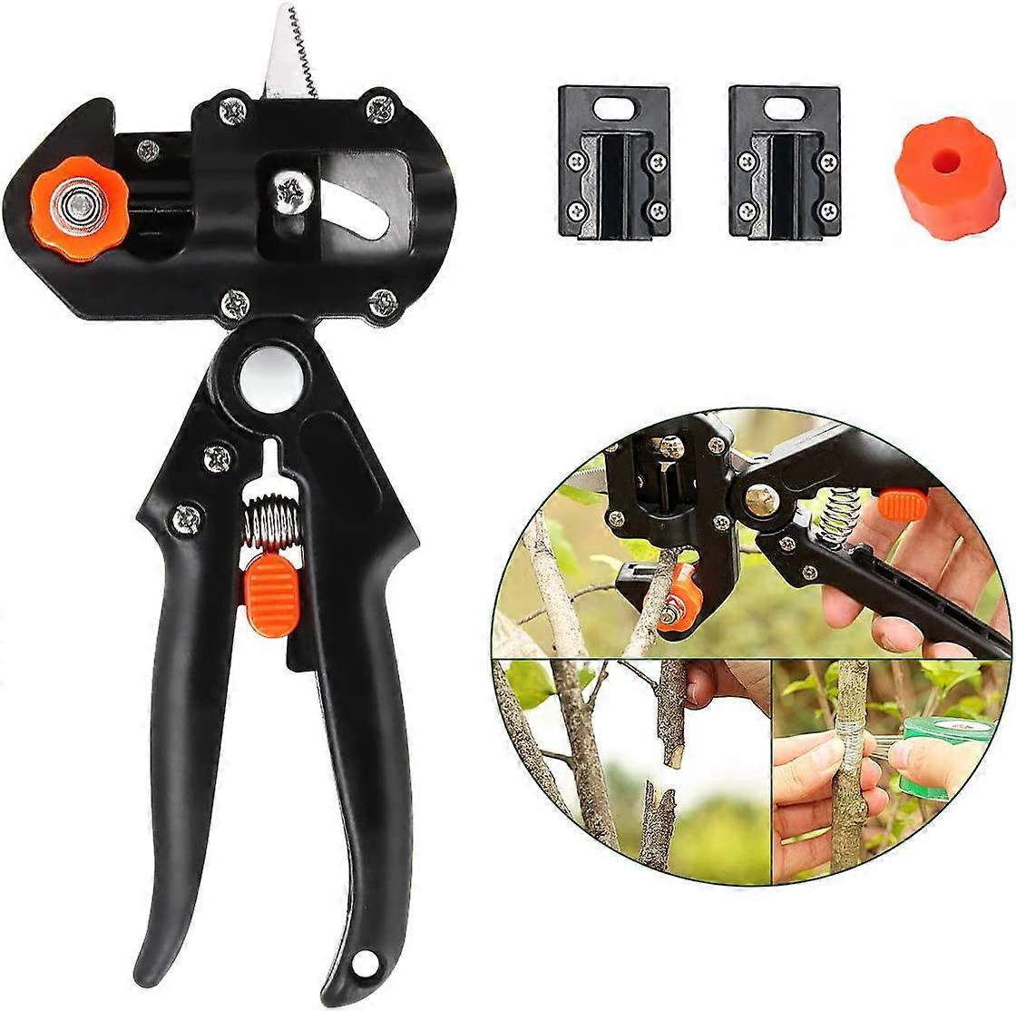 Grafting Scissors, Gardening Grafting Scissors, Grafting Pruner, 2 in 1 Grafting Scissors, Tree Grafting Pliers, Professional Grafting Tools, with Rep