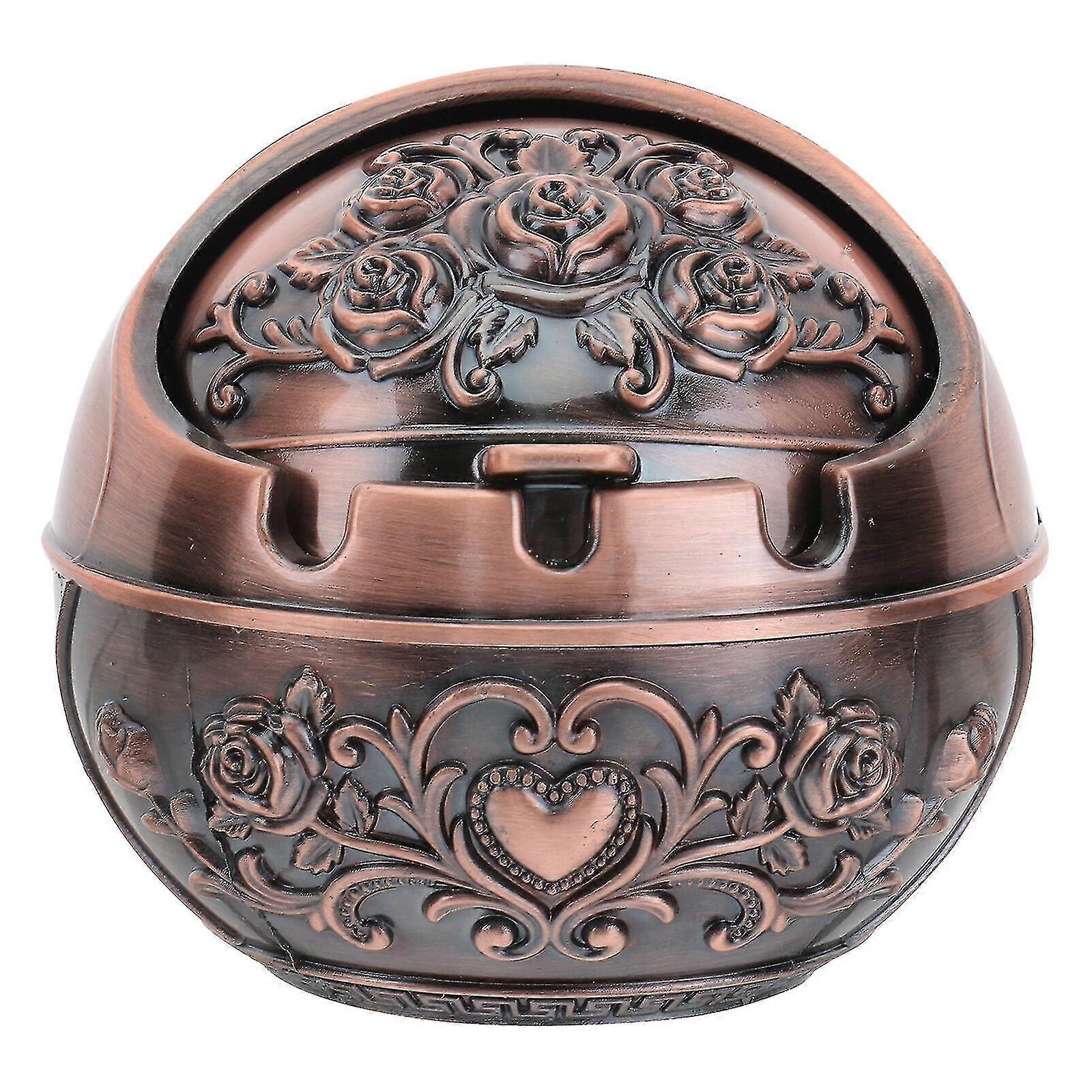 Decorative Ashtray with Lid for Smoking
