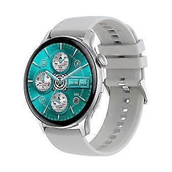 1,43-Zoll-Smartwatch unterstützt NFC Bluetooth-Anruf Blutdruck Blutsauerstoff-Sport-Smartwatch Silber