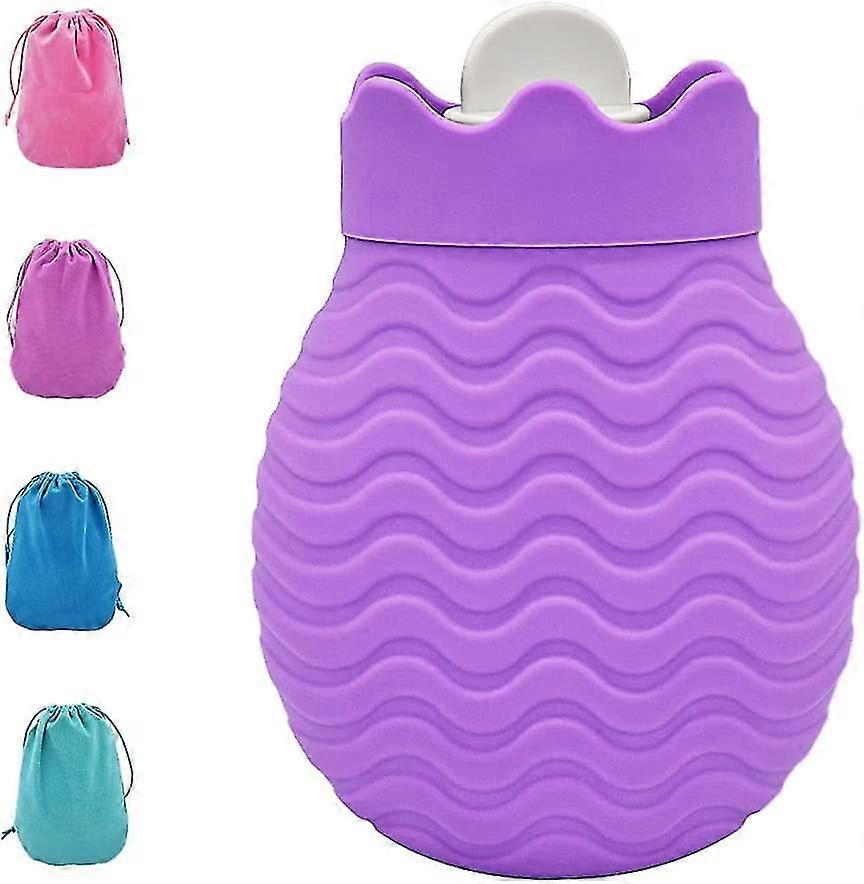 Hot Water Bottle With Cover, 320ml