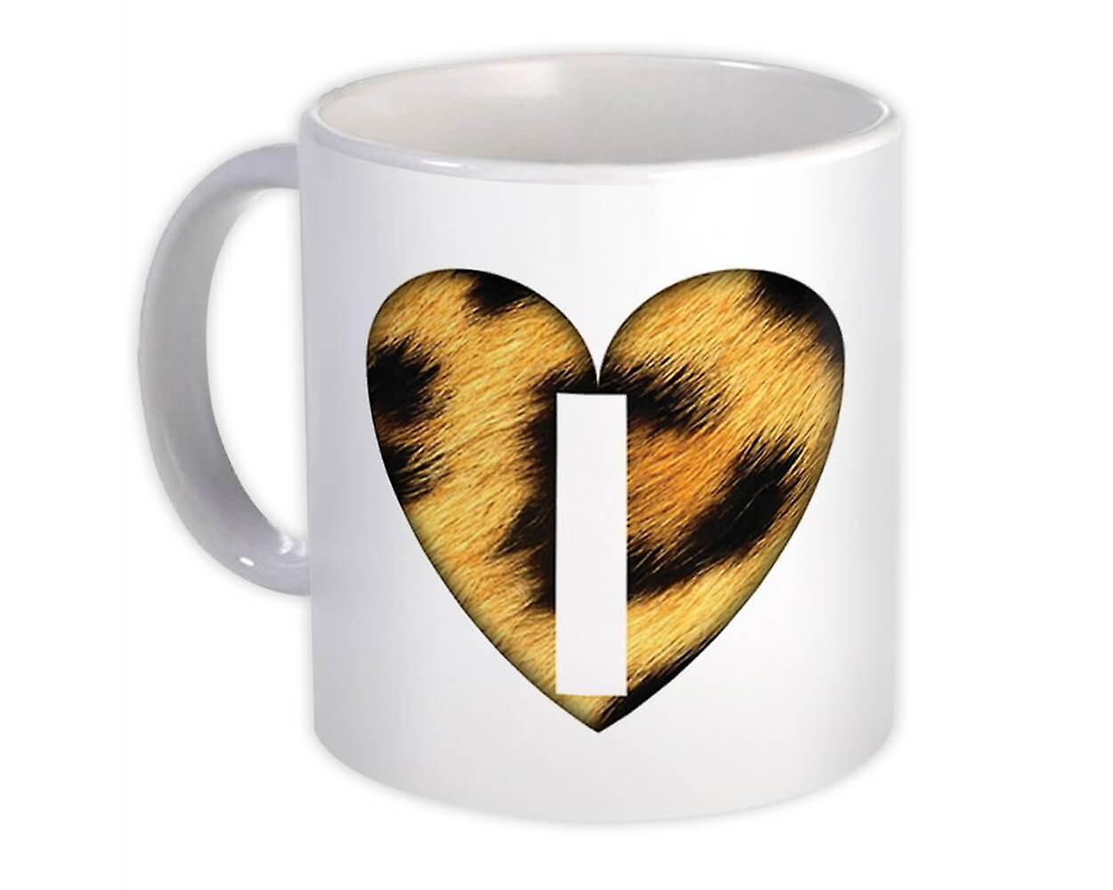 Gift Mug: Monogram Letter I Animals