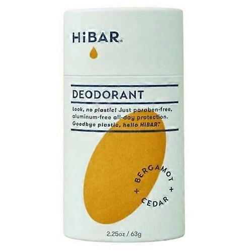 HiBAR 佛手柑和雪松除臭剂,2.25 盎司