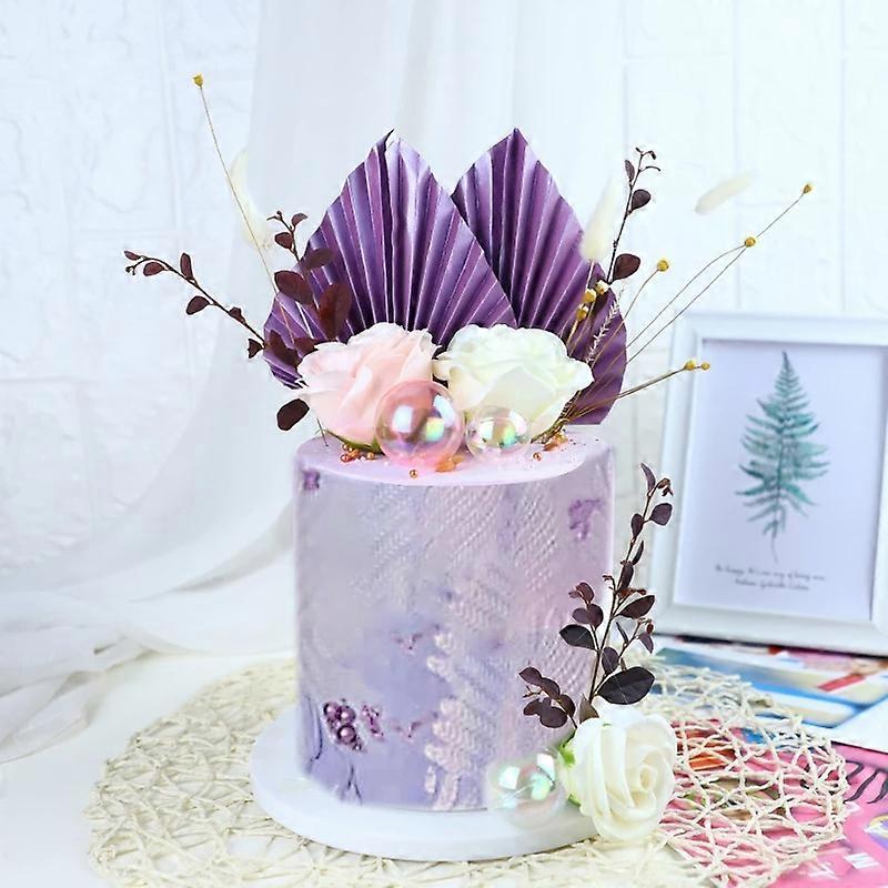 23 Pièces Décorations Gâteau Papillons 3D + Panneau « Happy Birthday » – Rose Et Violet – Pour Anniversaire, Cupcakes