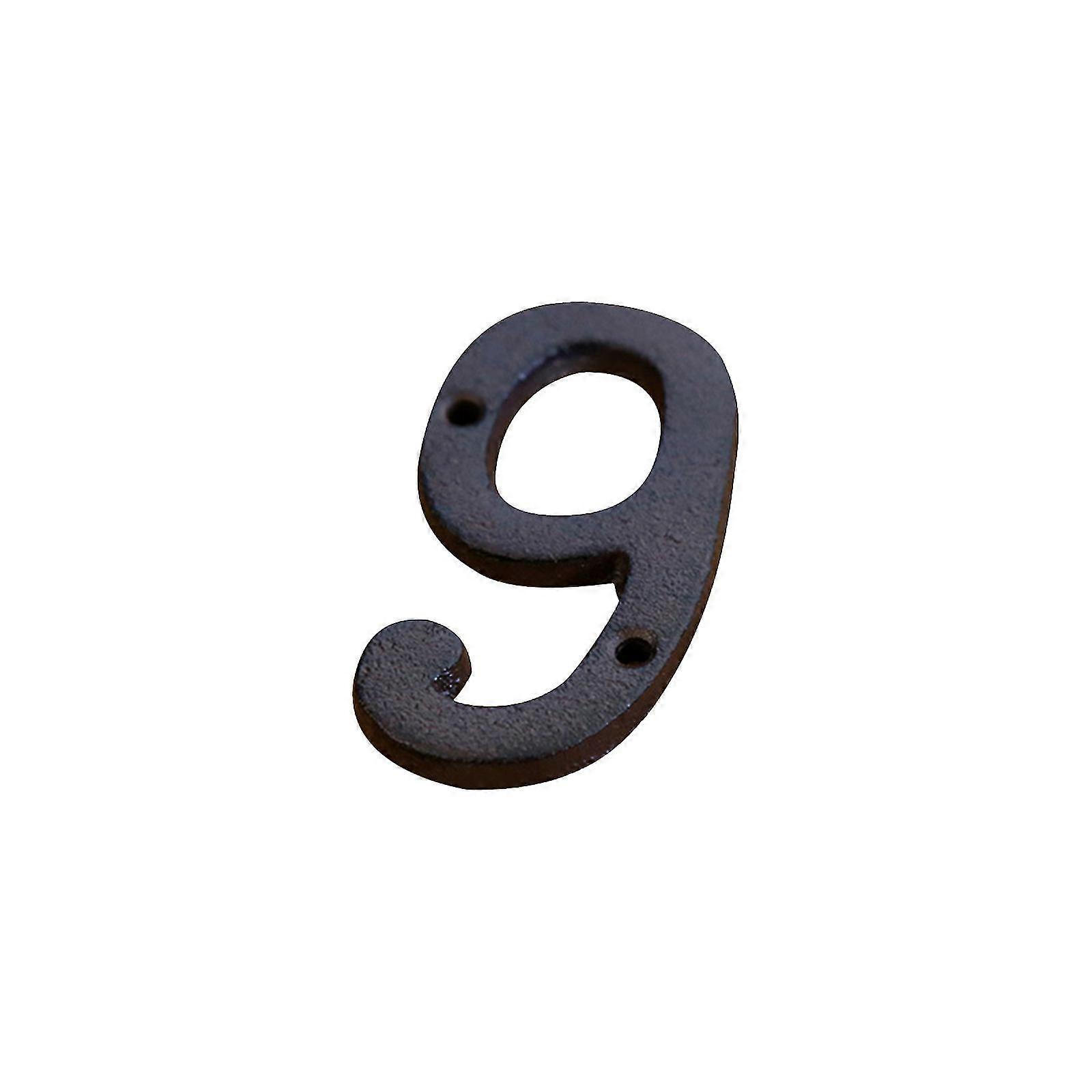 Creative Alloy Fer Forgé Numéro Lettre Creative Diy House Number