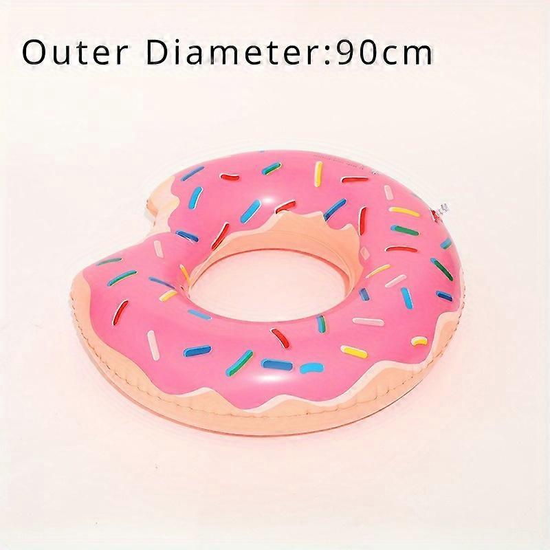 Swim Ring Thickened Inflatable Donut Dessert Ring Single And Double Bread Swim Ring