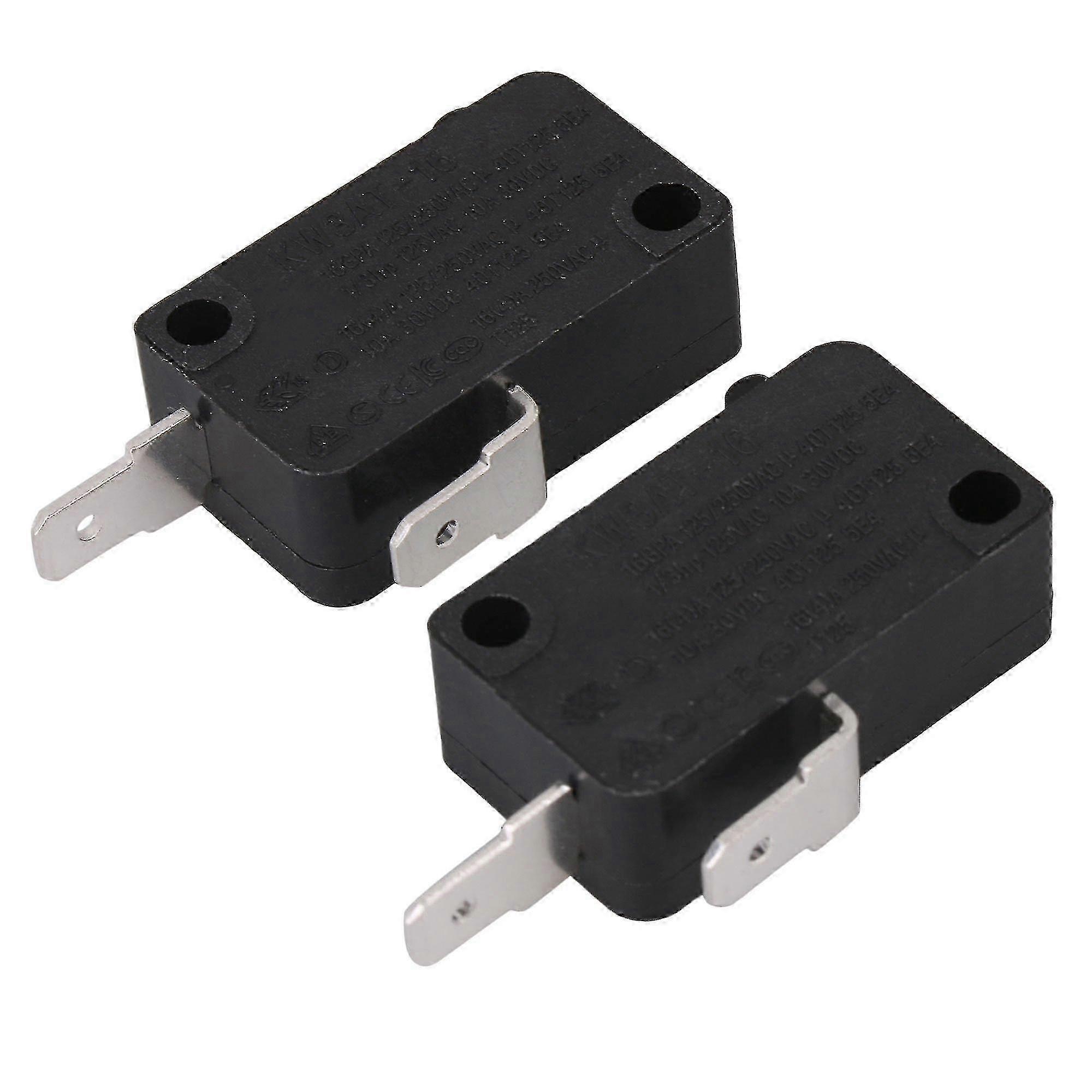 2pcs Universal-Mikrowellenherd-Türschalter Kw3at-16 Normalerweise offener Typ