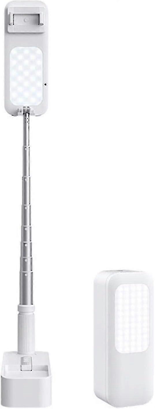 Foldable Phone Holder For Video Recording, Universal Led Video Recording And Retractable Phone Holder With Selfie Fill Light For Video Recording, Live