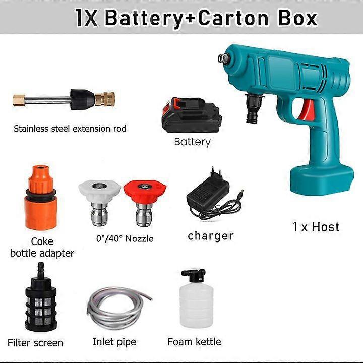 30barコードレス高圧洗車ウォッシャーガンジェネレーターウォーターガンスプレークリーナーマキタ18Vバッテリー用洗車機