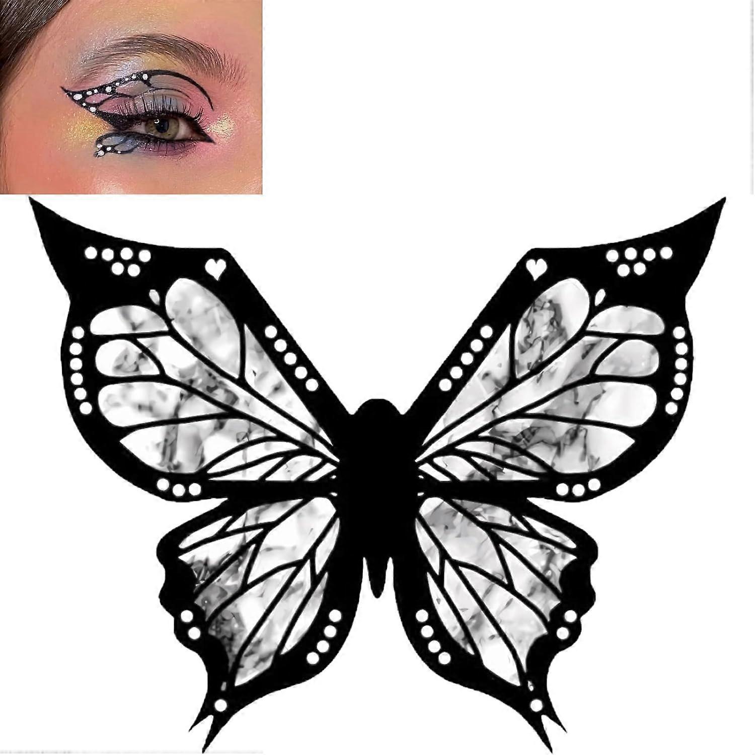Butterfly Eyeliner Stencil, Butterfly Makeup Stencil, Butterfly Eye Makeup Stencil, Reusable Flexible Eyeliner Applicators Shaper Tool