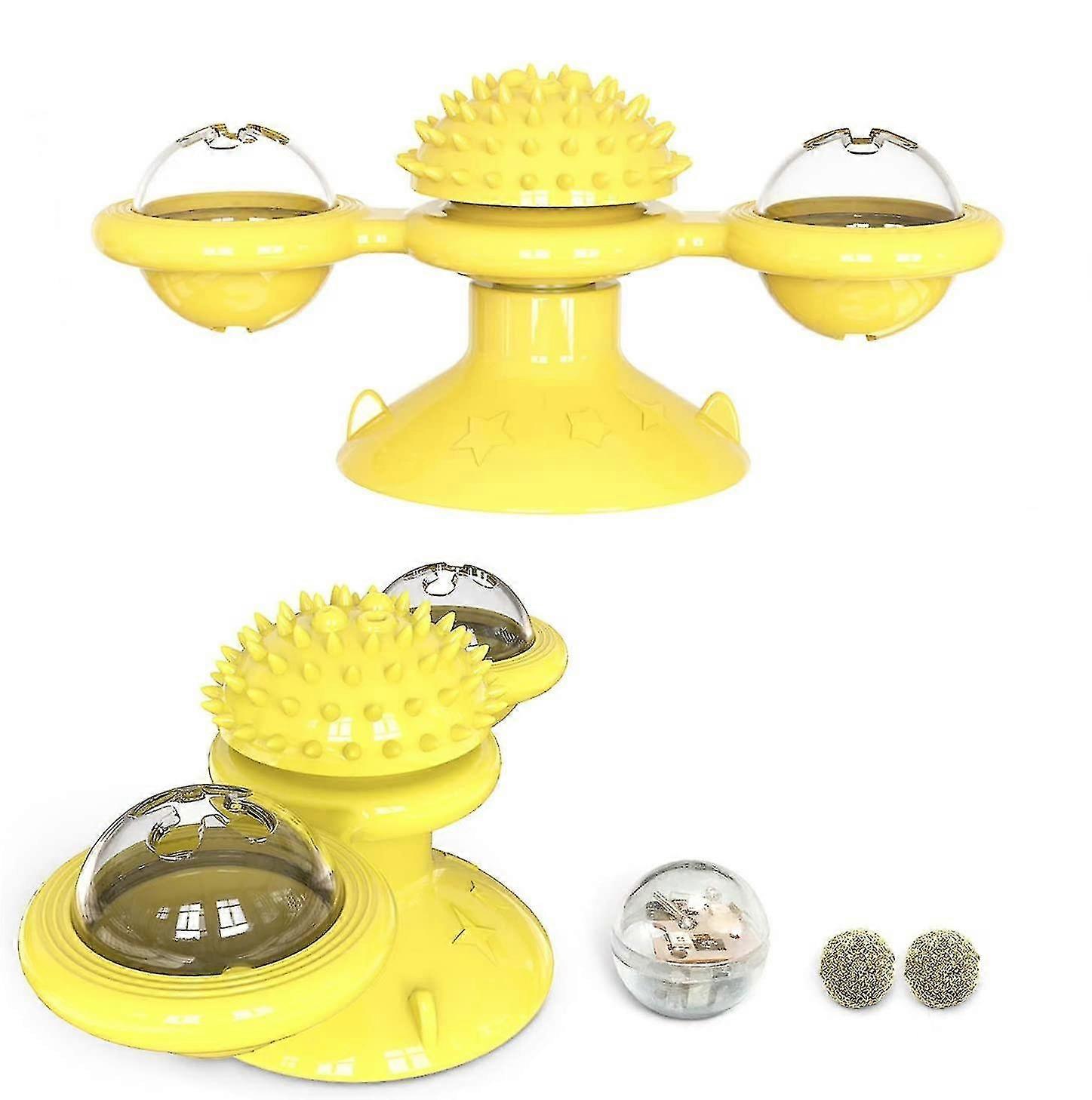 Bjxy Windmill Rotating Toy With Suction Cup