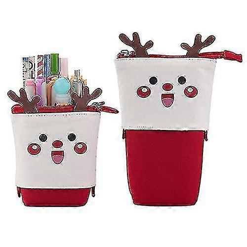 Süßer Stift Bleistift Teleskophalter, Pop Up Schreibwaren Etui, Stand Up Einziehbare Transformer Bag Organizer