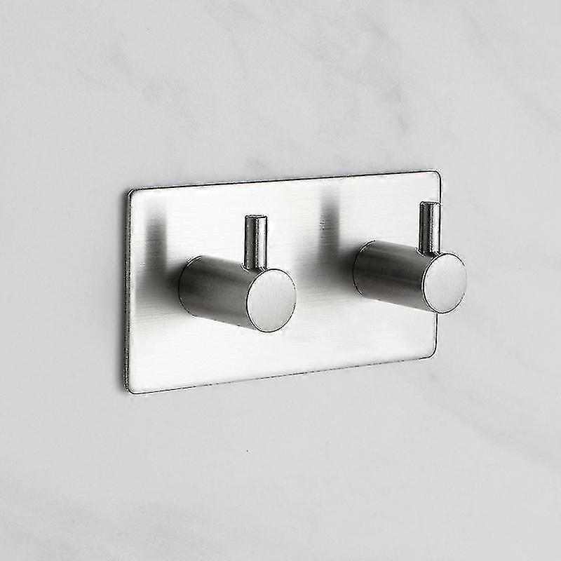 Towel Hook, Self-adhesive Sheath Hook 2 Hooks