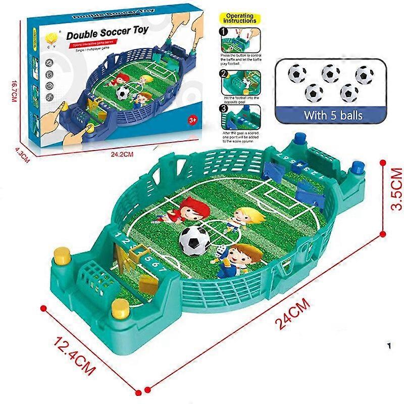 Mini Foosball Games Tabletop Football Party Game Double Battle Desktop Soccer Game Portable Parent-Child Interactive Table Toy