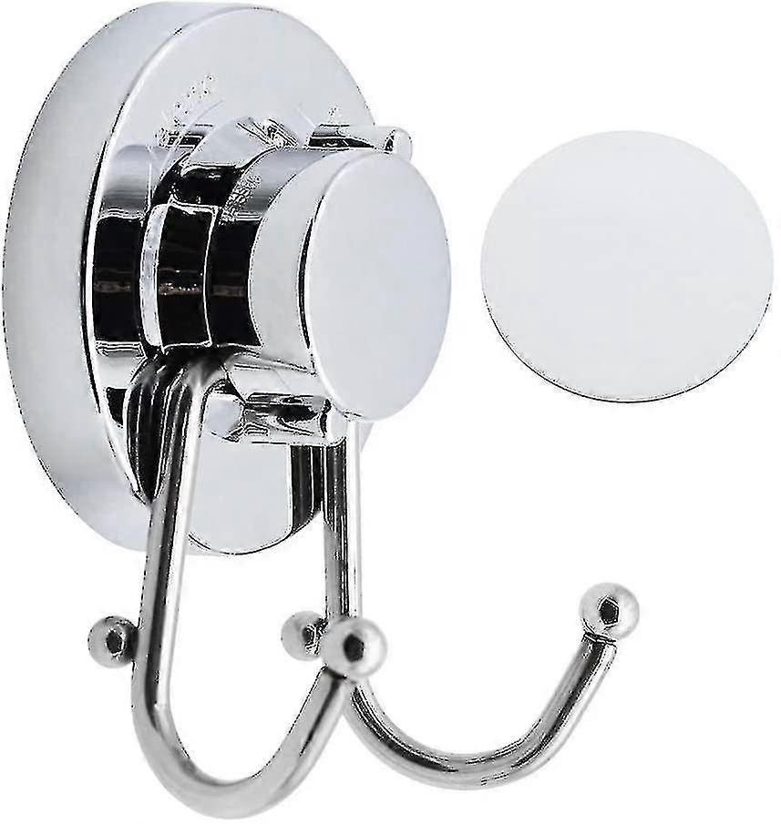 Thin Hook Hook Sticky Hook Towel Hook Clothes Hook Single Hook Stainless Steel Hook, Double Groove Silver