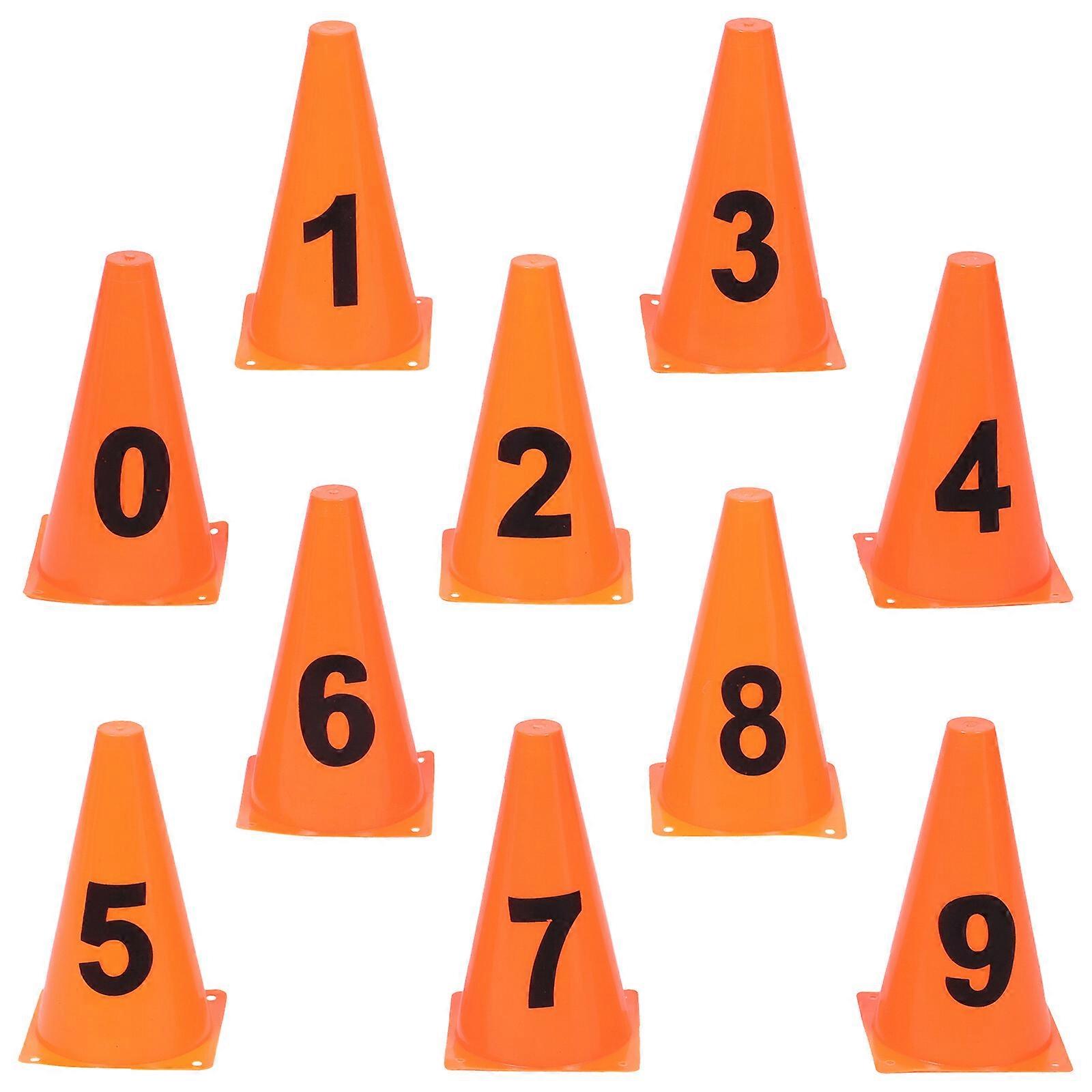 1 Set of Numbered Soccer Cones Soccer Training Cones Number Cones Agility Training Cones for Football